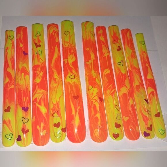 Hand crafted custom 10pc xxxl acrylic press on nails sz small - Picture 3 of 6